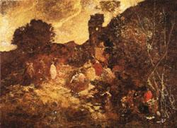 Adolphe-Joseph Monticelli Mrseilles oil painting picture